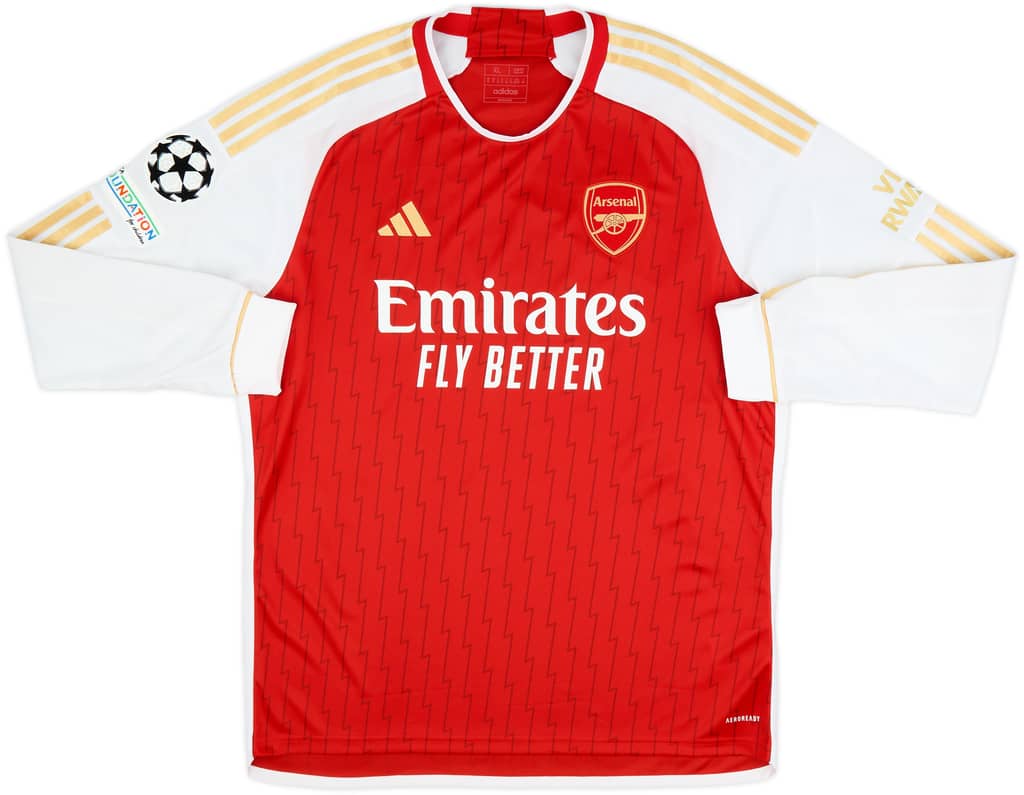 2023-24 Arsenal Home L/S Shirt G.Jesus #9 (XL)