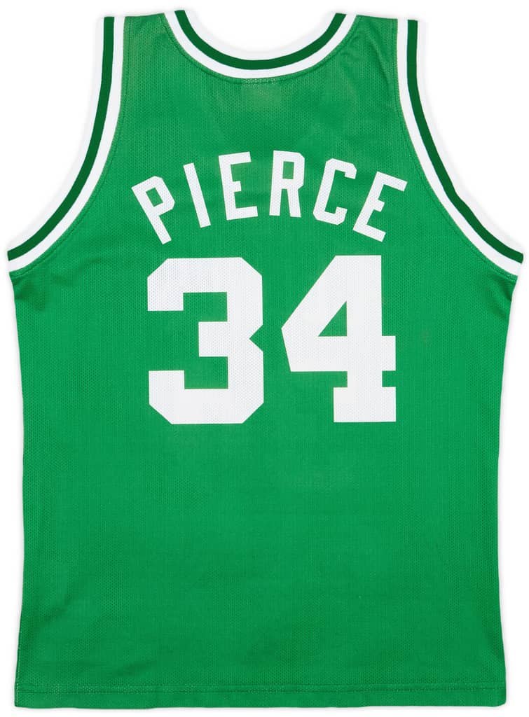 1998-06 Boston Celtics Pierce #34 Champion Away Jersey - 6/10 - (XL.Boys)