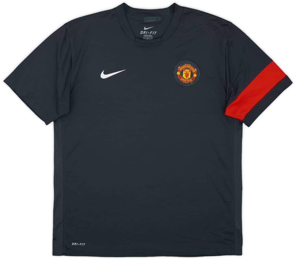 2010-11 Manchester United Nike Training Shirt - 8/10 - (L)