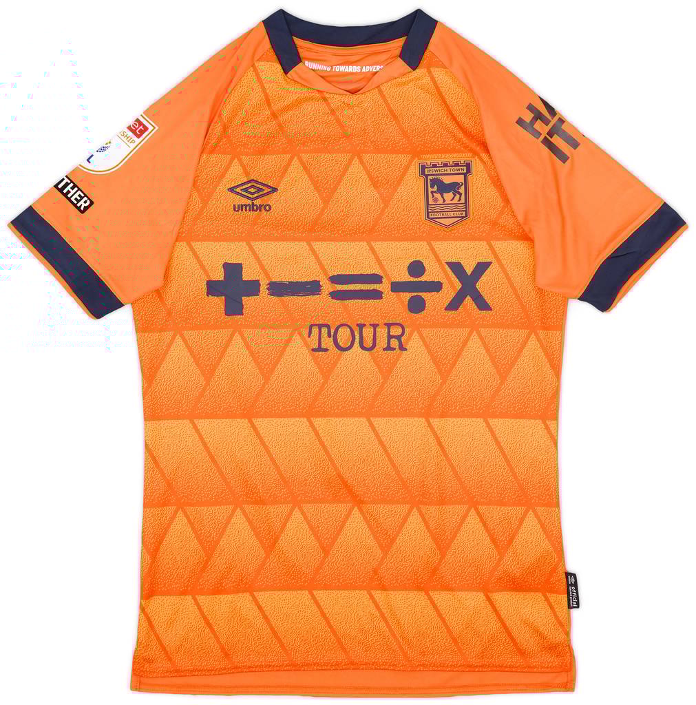2023-24 Ipswich Match Issue Away Shirt Chaplin #10
