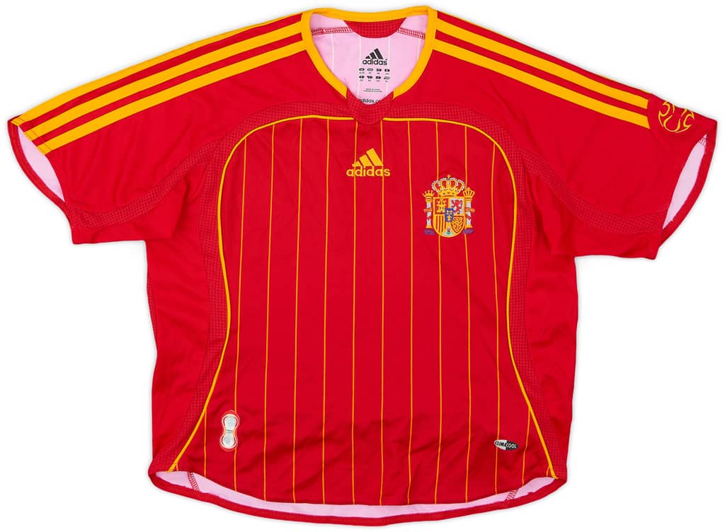 2006-08 Spain Home Shirt - 8/10 - (7-8 Years)