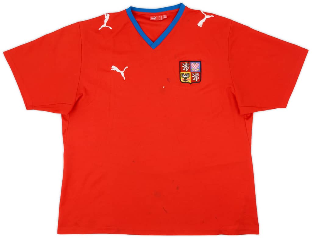 2008-09 Czech Republic Basic Home Shirt - 4/10 - (XXL)
