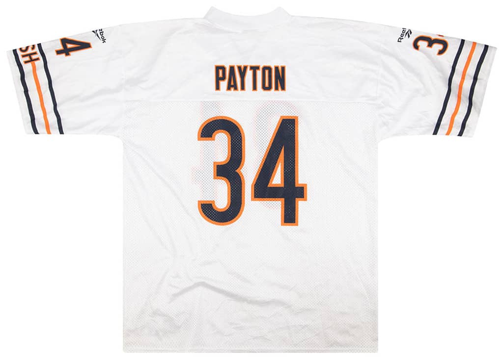 1985 Chicago Bears Payton #34 Reebok Throwback Jersey (Away) XL