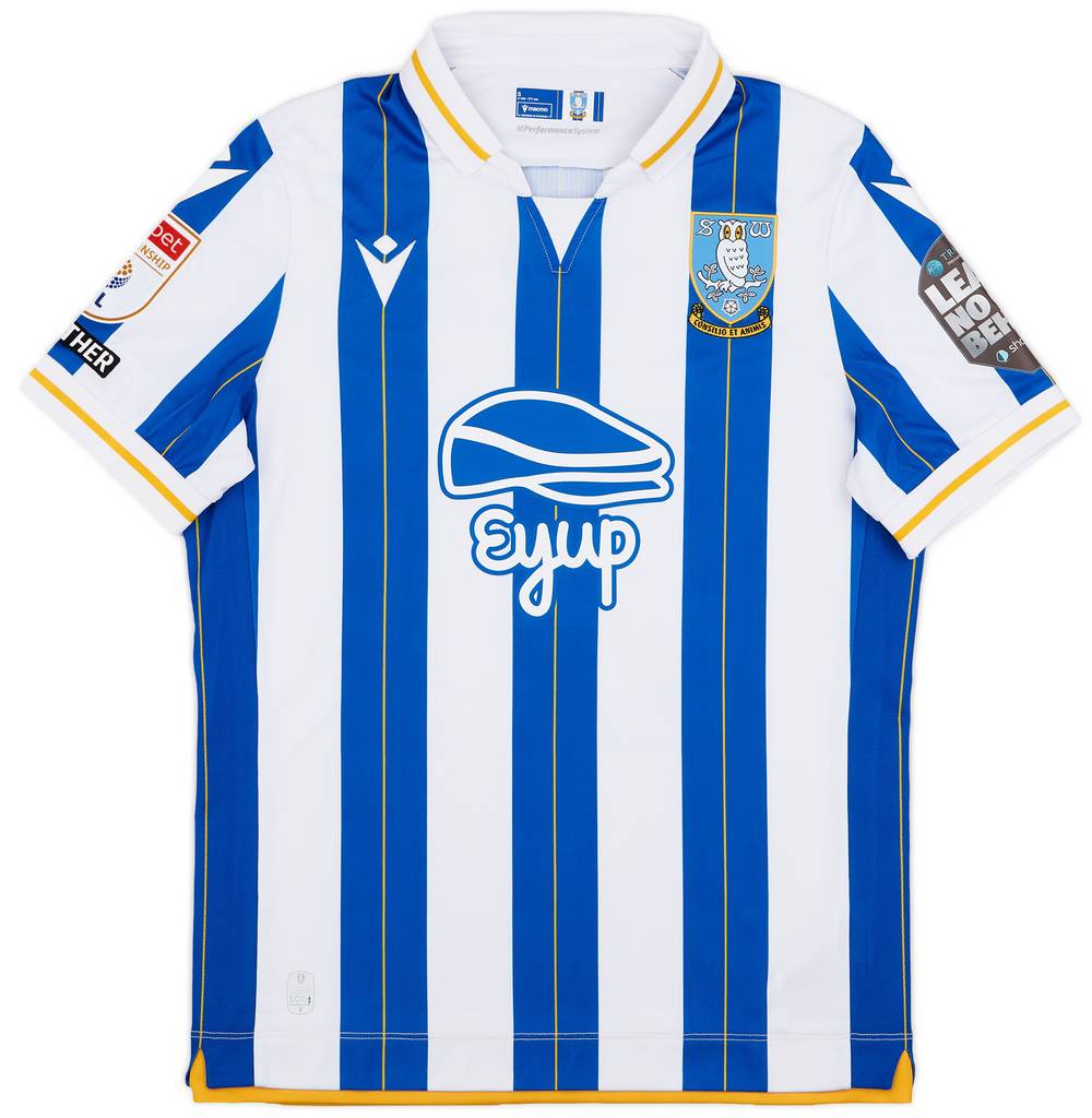 2023-24 Sheffield Wednesday Match Issue Home Shirt Buckley #21