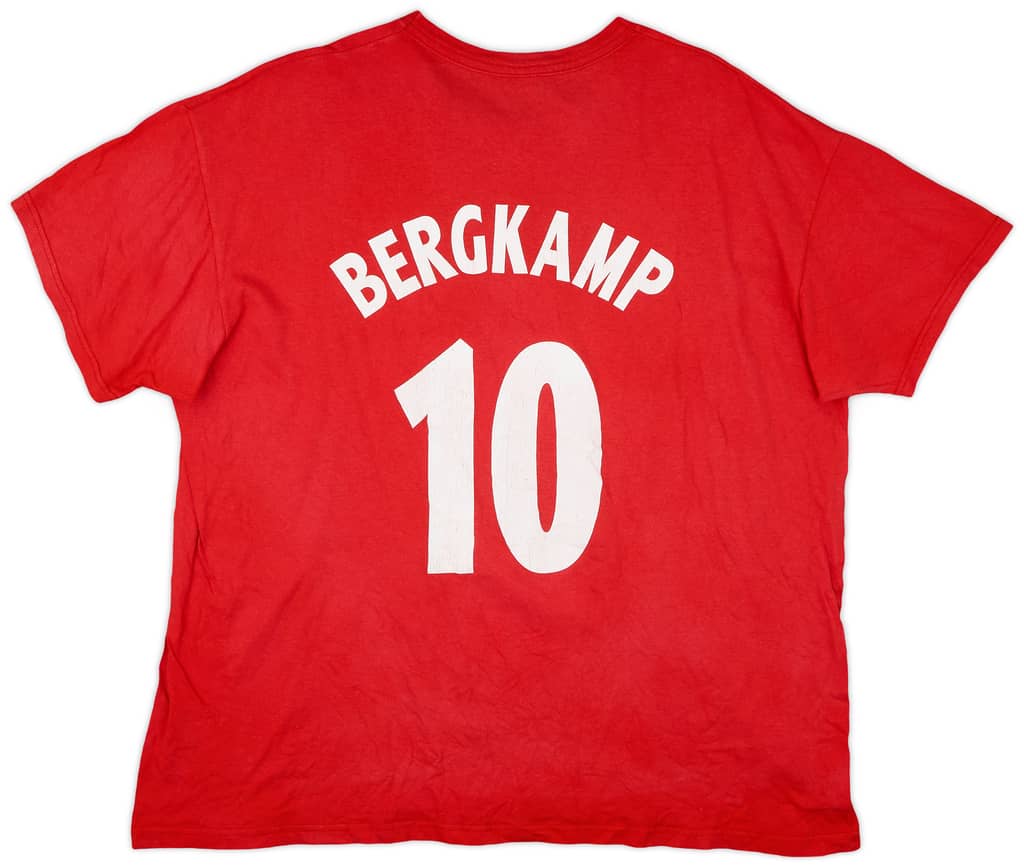 2006-07 Arsenal 'Dennis Bergkamp Testimonial' Cotton Tee Bergkamp #10 - 7/10 - (XL)