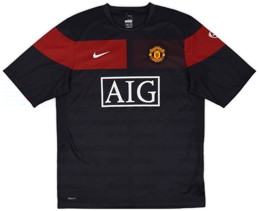 2009-10 Manchester United Nike Training Shirt - 6/10 - (L)
