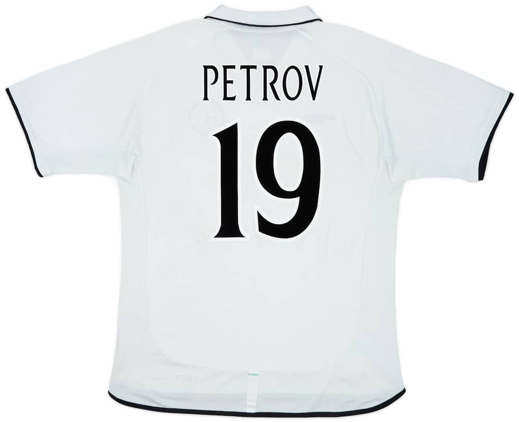 2001-02 Celtic Away Shirt Petrov #19 - 6/10 - (XL)