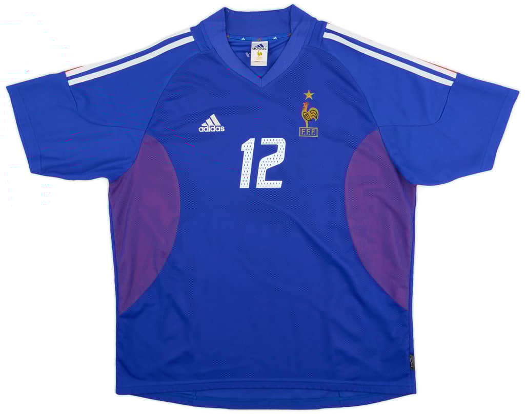 2002-04 France Home Shirt Henry #12 - 5/10 - (XL)