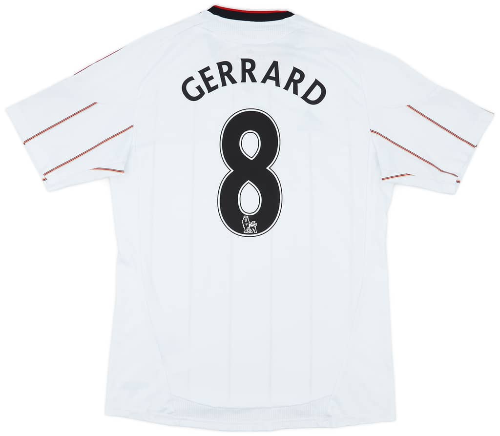 2010-11 Liverpool Away Shirt Gerrard #8 - 5/10 - (M)