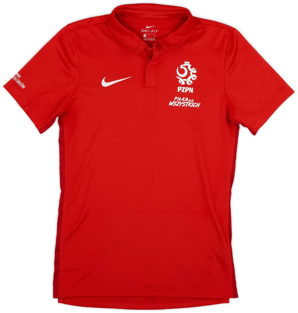 2018-19 Poland Nike Polo Shirt - 9/10 - (S)
