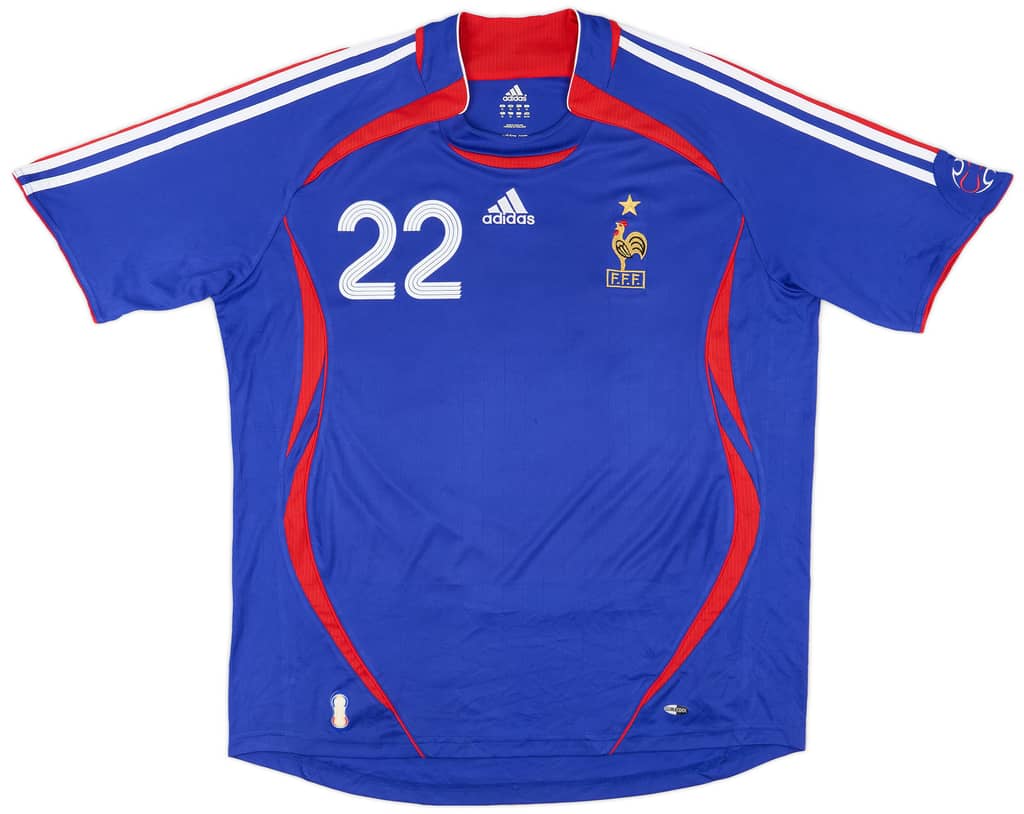 2006-07 France Home Shirt Ribery #22