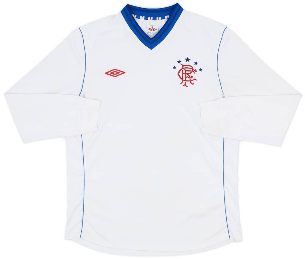 2012-13 Rangers Away L/S Shirt - 8/10 - (XL)