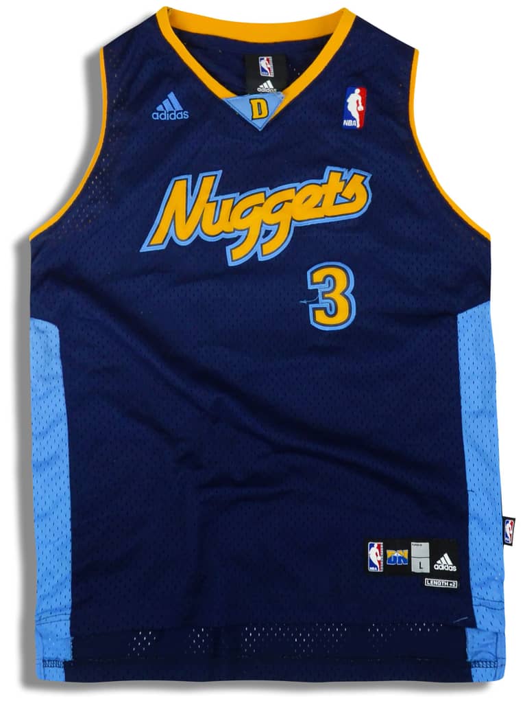 2006-08 Denver Nuggets Iverson #3 adidas Swingman Jersey (Alternate) Y