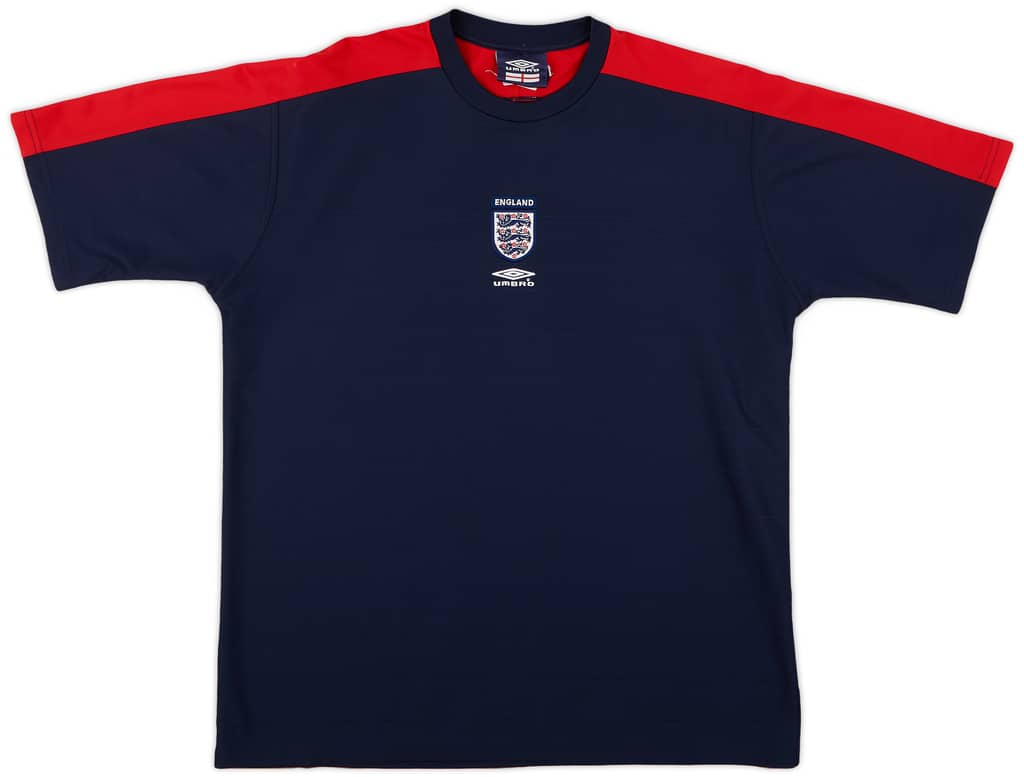 2002-03 England Umbro Training Shirt - 9/10 - (XL)