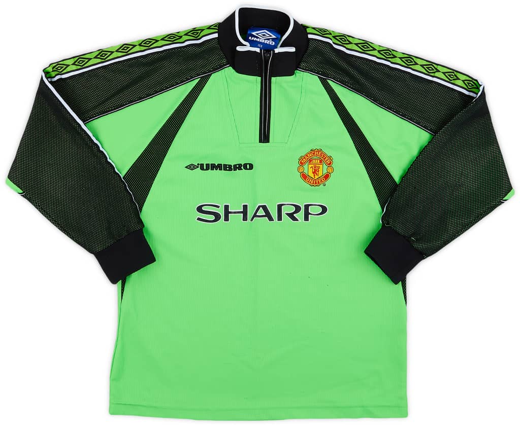 1998-99 Manchester United GK Shirt - 7/10 - (L.Boys)