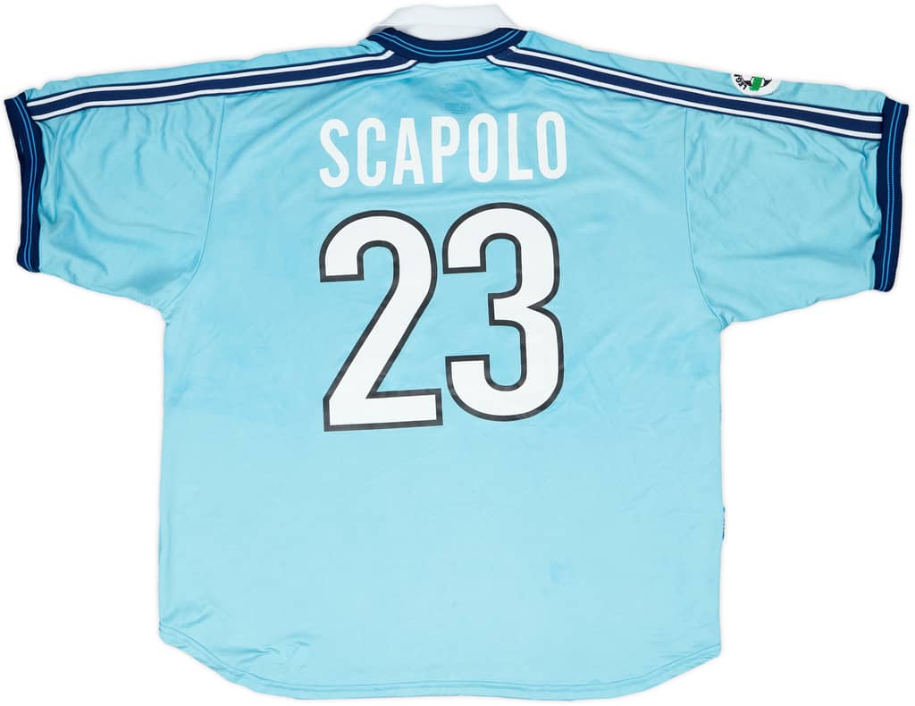 1998-99 Napoli Match Worn Home Shirt Scapolo #23