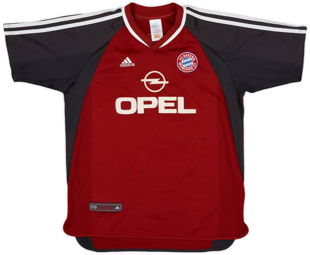 2001-02 Bayern Munich Home Shirt Lizarazu #3 - 8/10 - (XL.Boys)