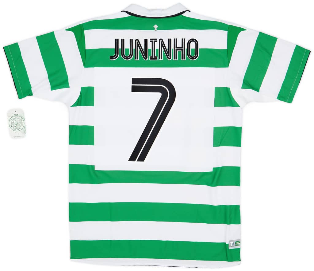 2004-05 Celtic Home Shirt Juninho #7 (M)