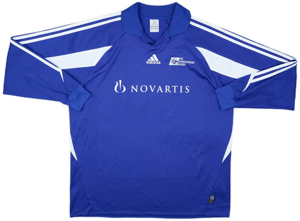 2003-04 Concordia FC Basel Home L/S Shirt #10 - 8/10 - (L)
