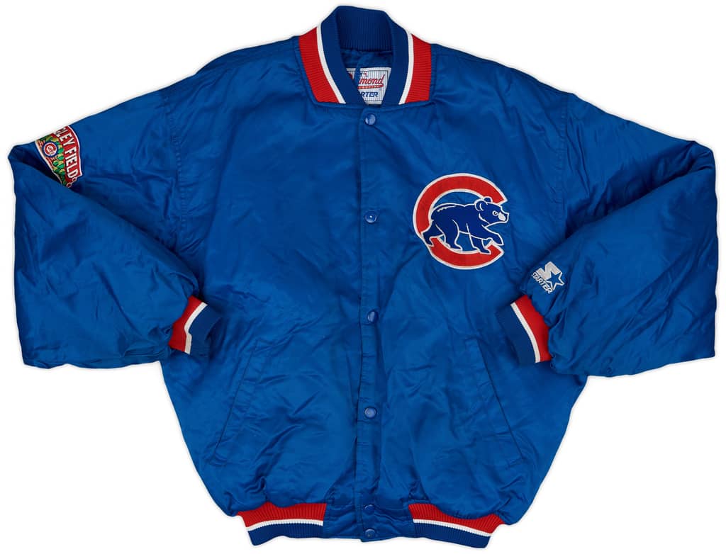 1990s Chicago Cubs Starter Satin Varsity Jacket - 9/10 - (M)