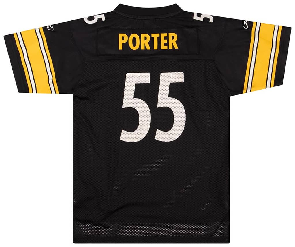 2005-06 Pittsburgh Steelers Porter #55 Reebok On Field Jersey (Home) Y