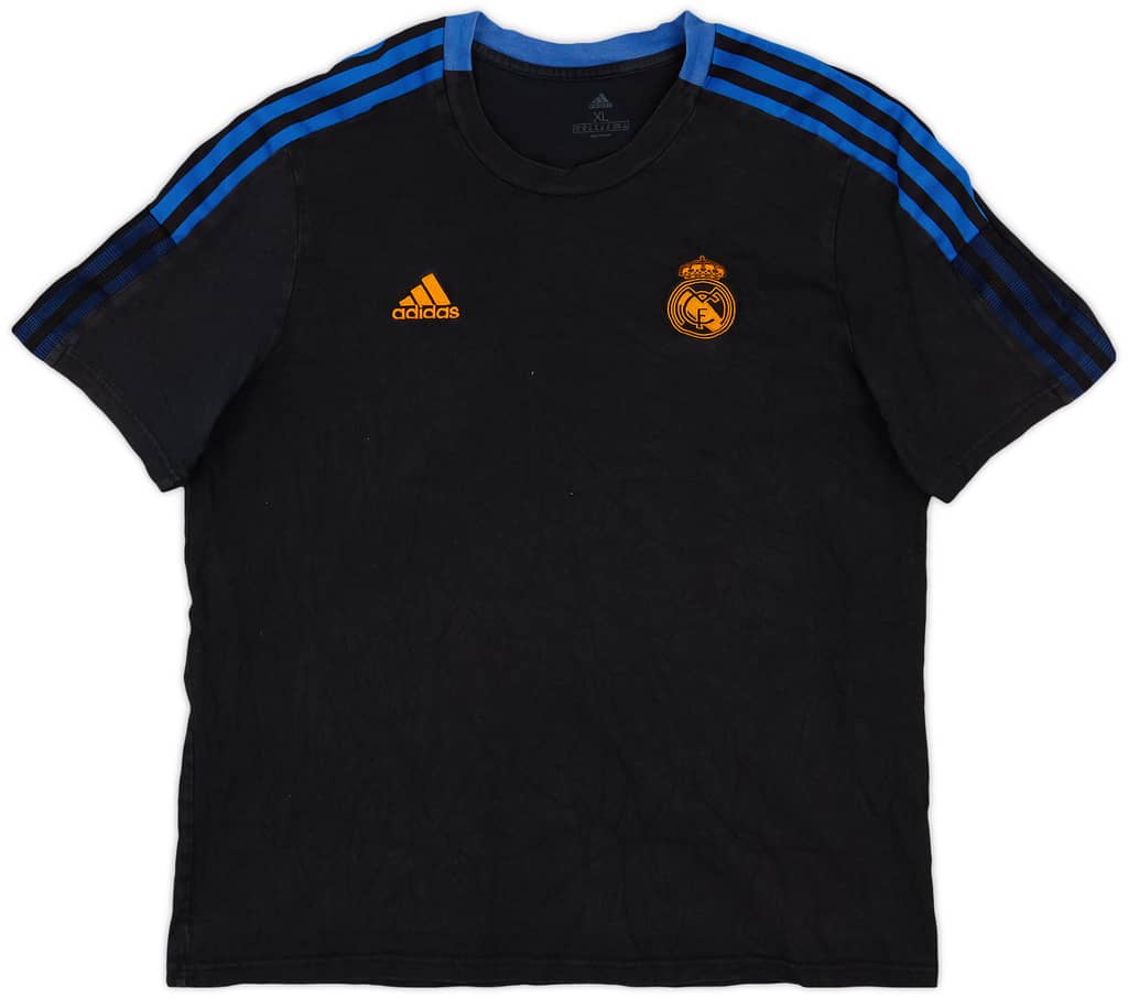 2021-22 Real Madrid adidas Cotton Tee - 9/10 - (XL)