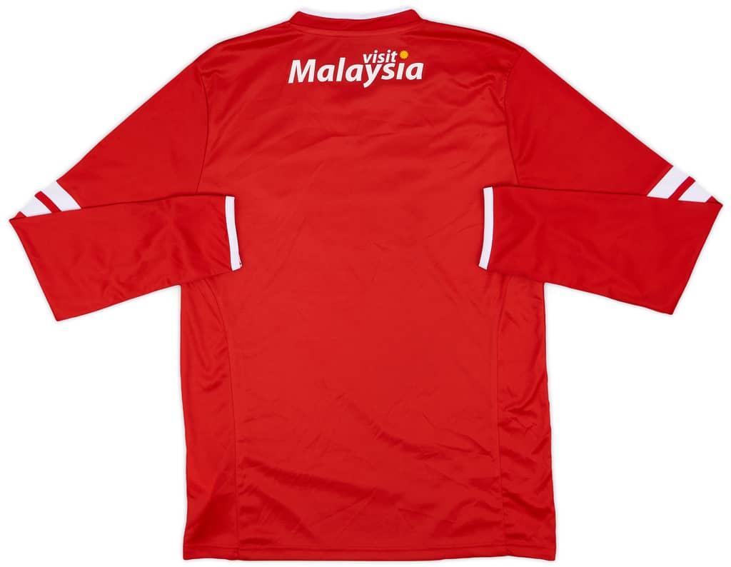 2014-15 Cardiff Home/Away L/S Shirt - 9/10 - (L)