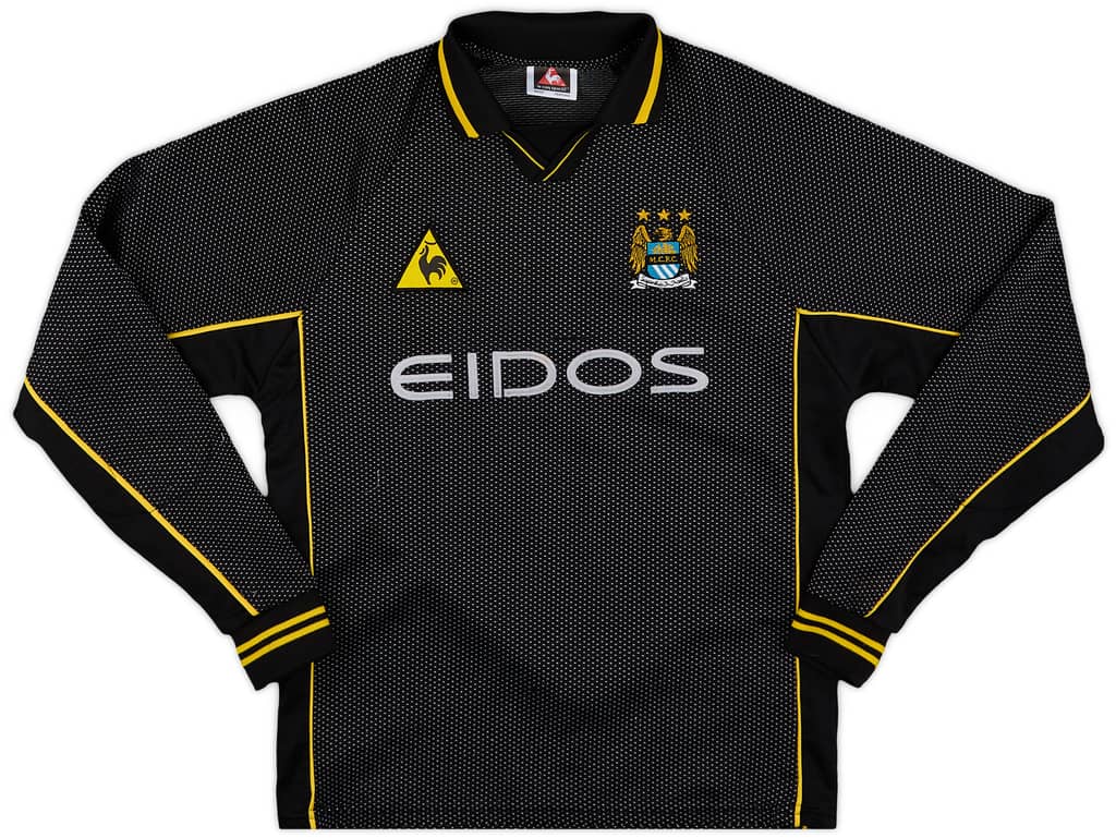 1999-00 Manchester City GK Shirt - 6/10 - (M.Boys)