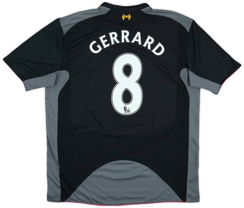 2012-13 Liverpool Away Shirt Gerrard #8 - 7/10 - (XL)
