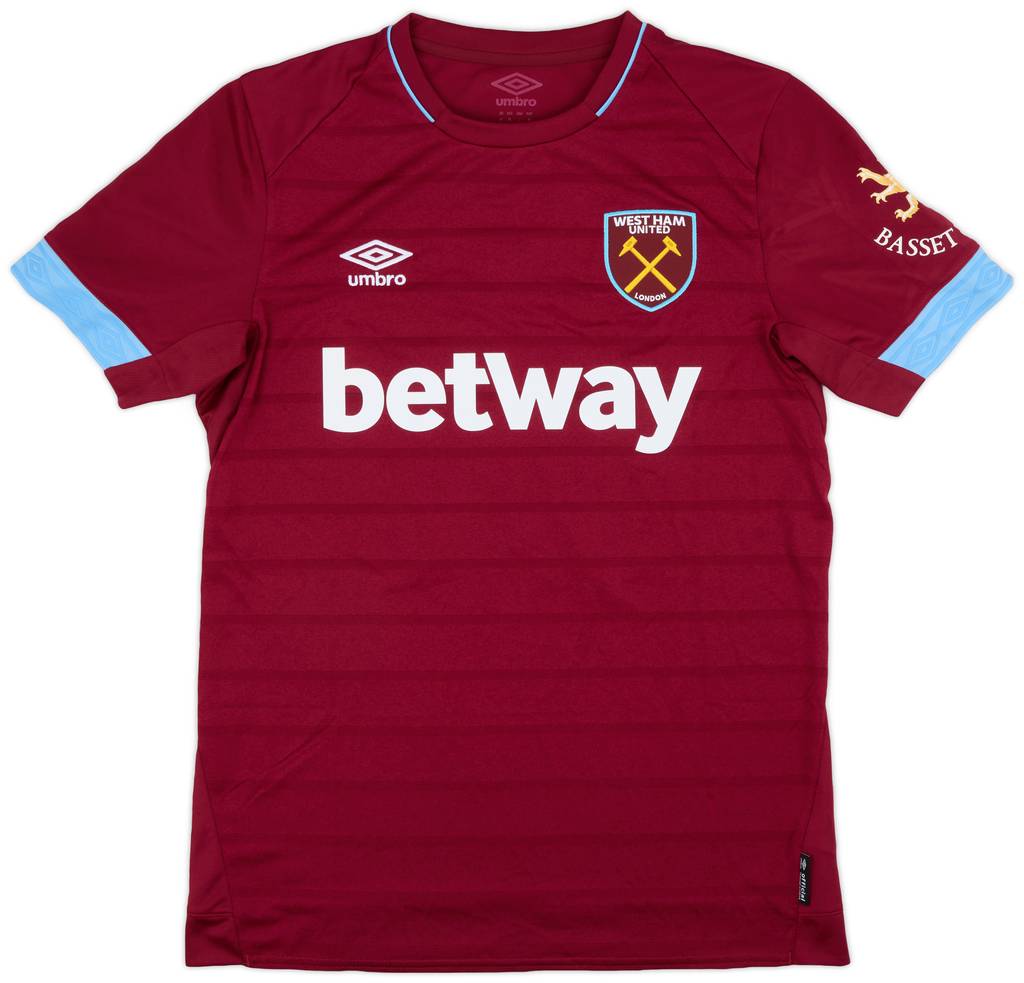 2018-19 West Ham Match Issue Home Shirt #25 (Balbuena)