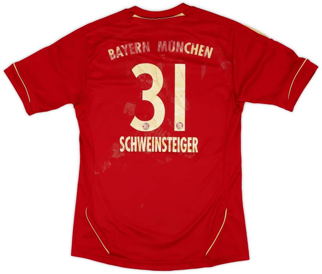 2012-13 Bayern Munich Home Shirt Schweinsteiger #31 - 5/10 - (Women's S)