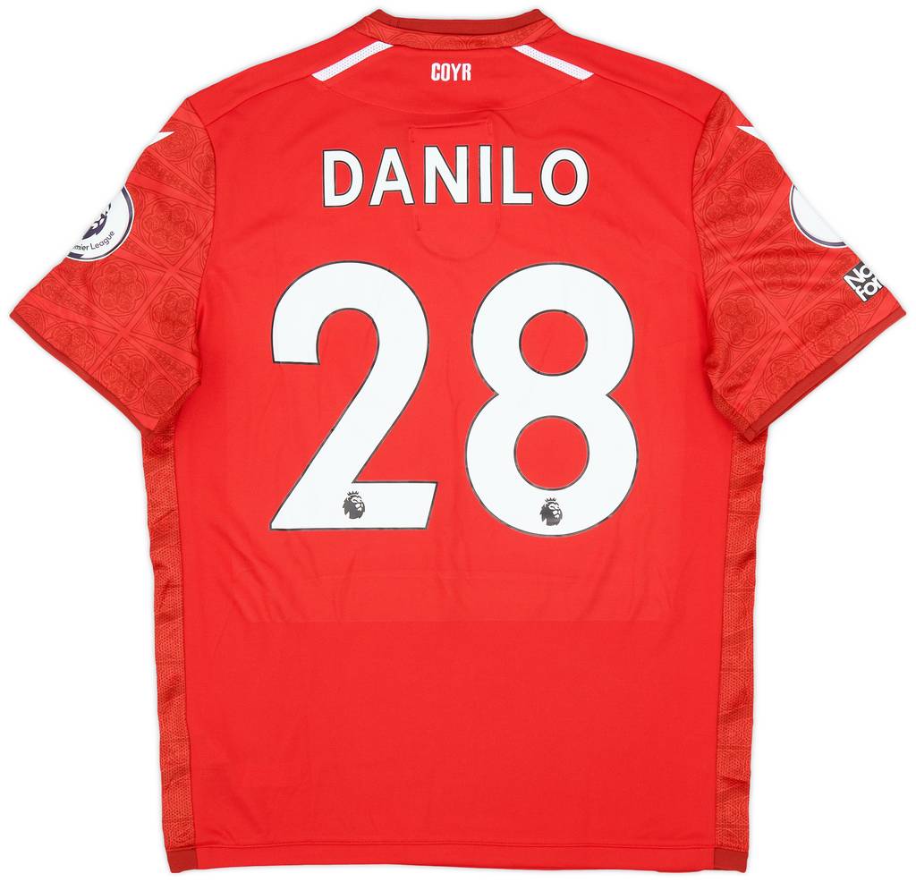 2022-23 Nottingham Forest Match Issue Home Shirt Danilo #28