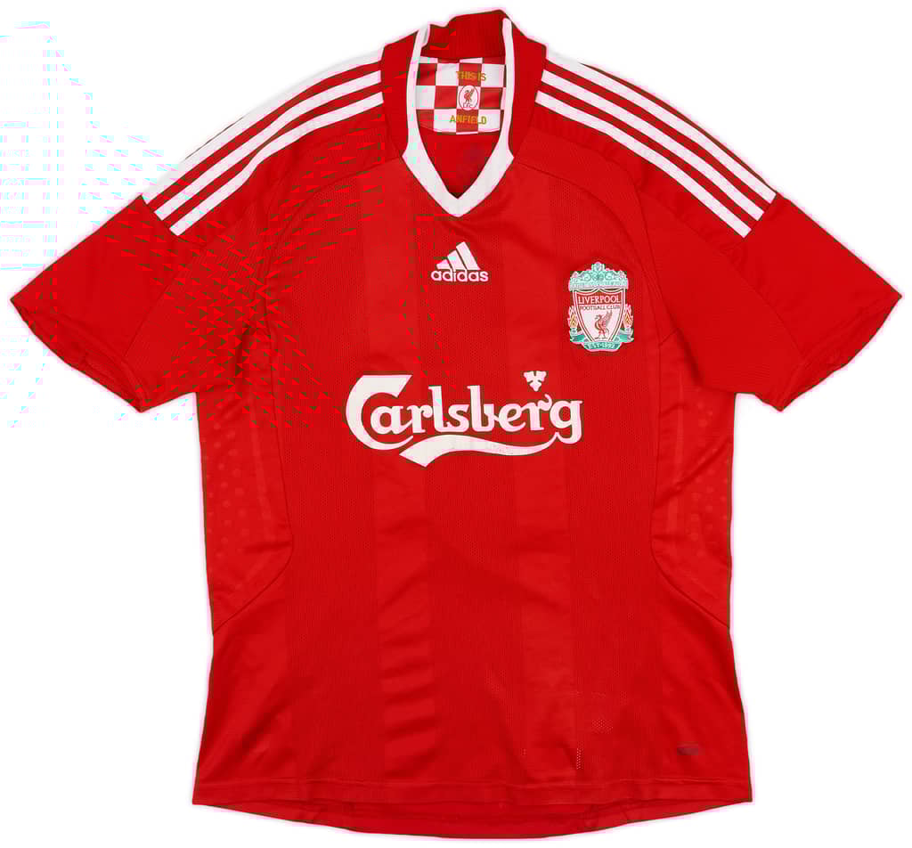 2008-10 Liverpool Home Shirt Gerrard #8 - 5/10 - (S)