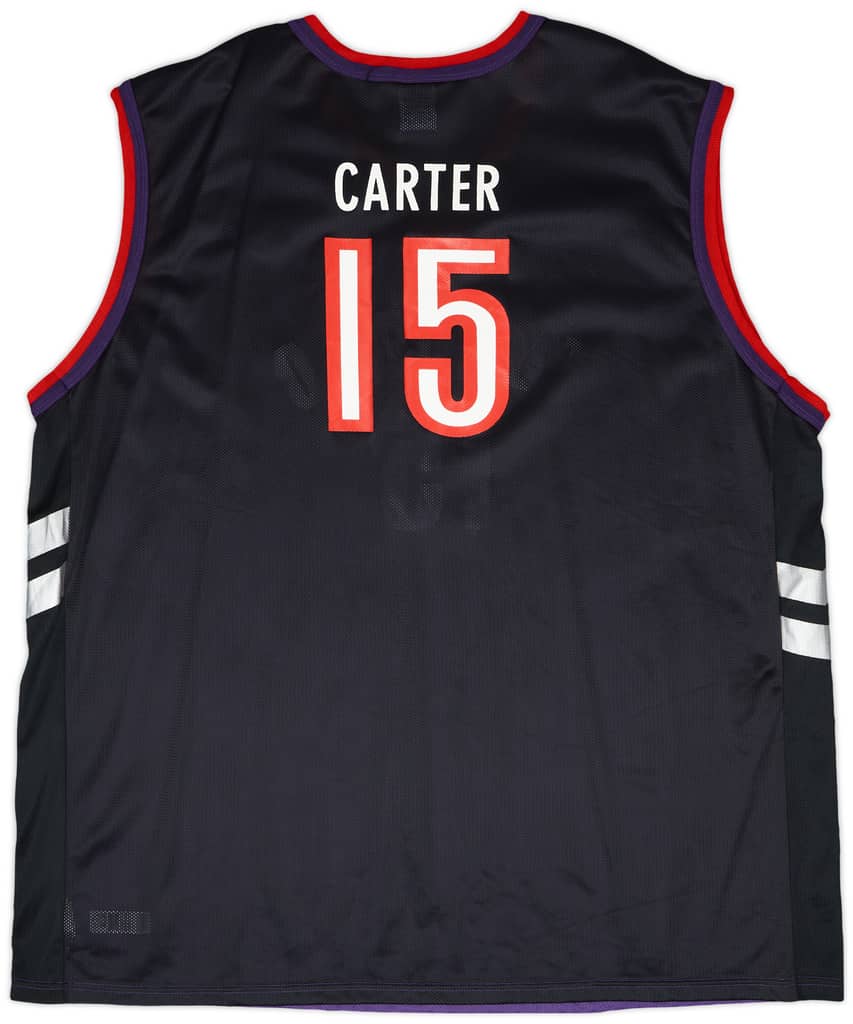 1999-02 Toronto Raptors Carter #15 Champion Away Jersey - 9/10 - (XXL)