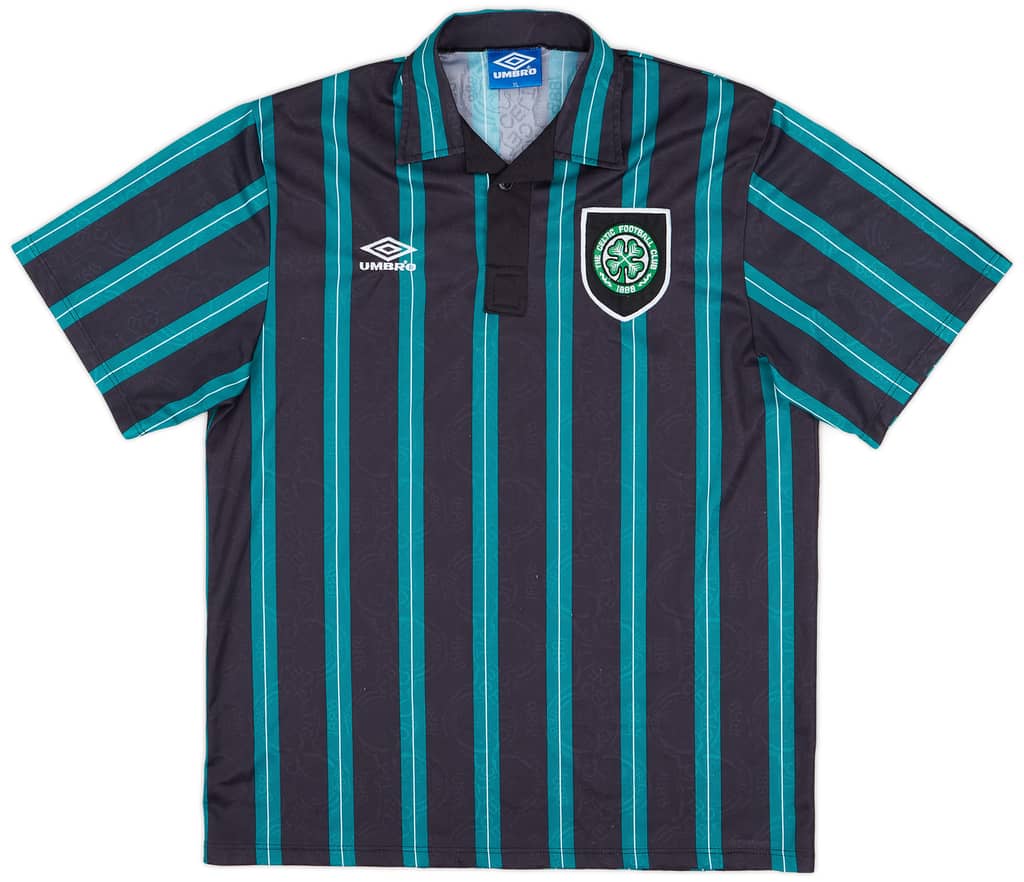 1992-93 Celtic Away Shirt - 6/10 - (XL)