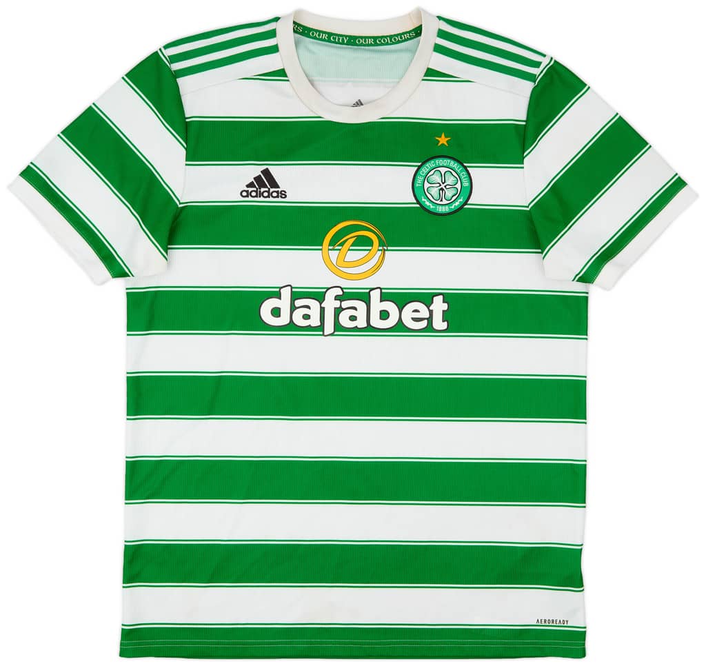 2021-22 Celtic Home Shirt - 7/10 - (L)