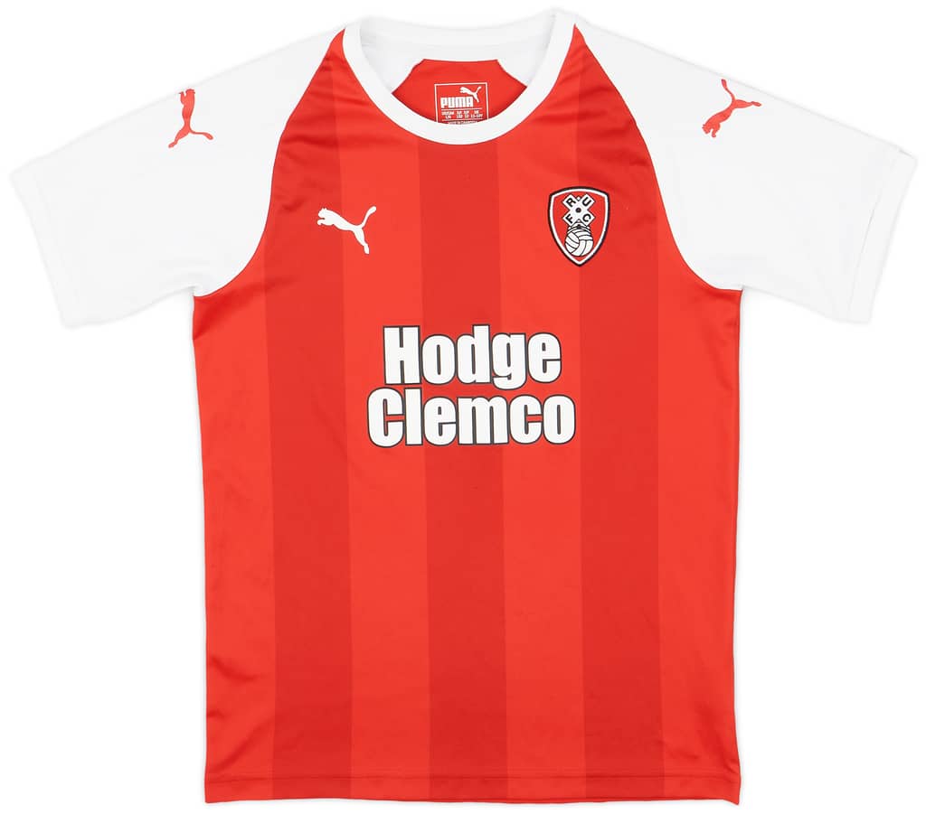 2017-18 Rotherham Home Shirt - 9/10 - (M.Boys)