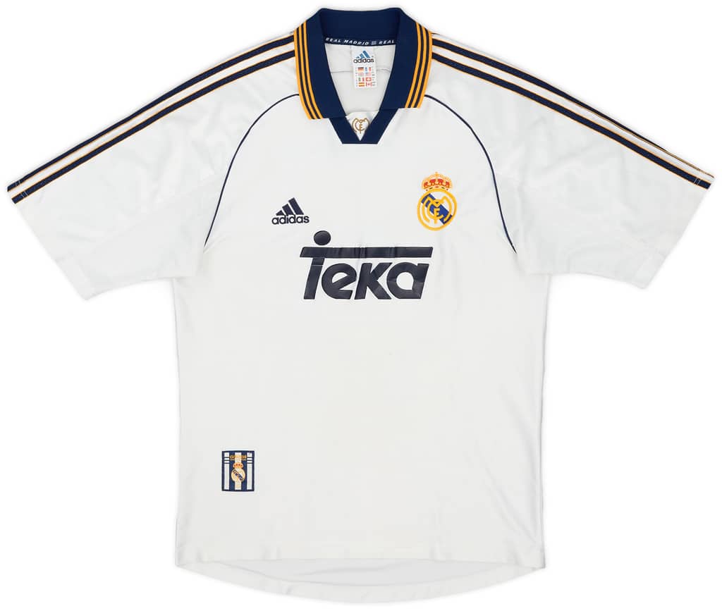 1998-00 Real Madrid 'Final Copa De Europa' Home Shirt - 5/10 - (S)