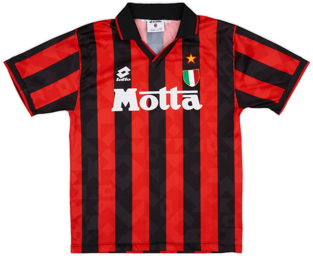 1994-95 AC Milan Home Shirt - 8/10 - (M)