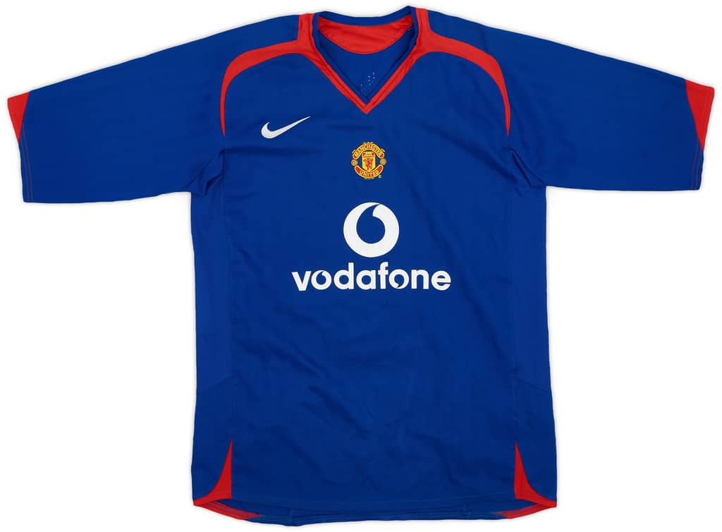 2005-06 Manchester United Away Shirt - 6/10 - (L.Boys)