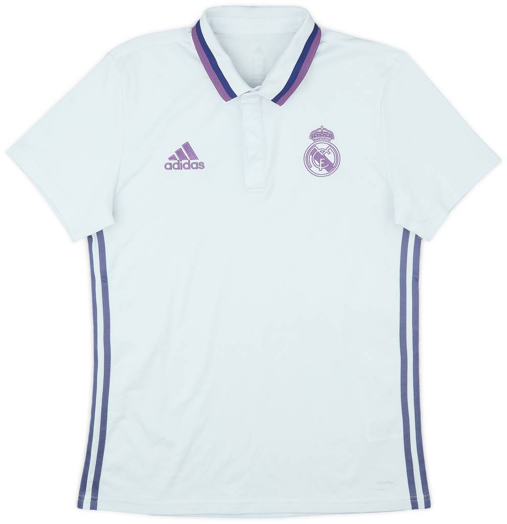 2016-17 Real Madrid adidas Polo Shirt - 6/10 - (M)