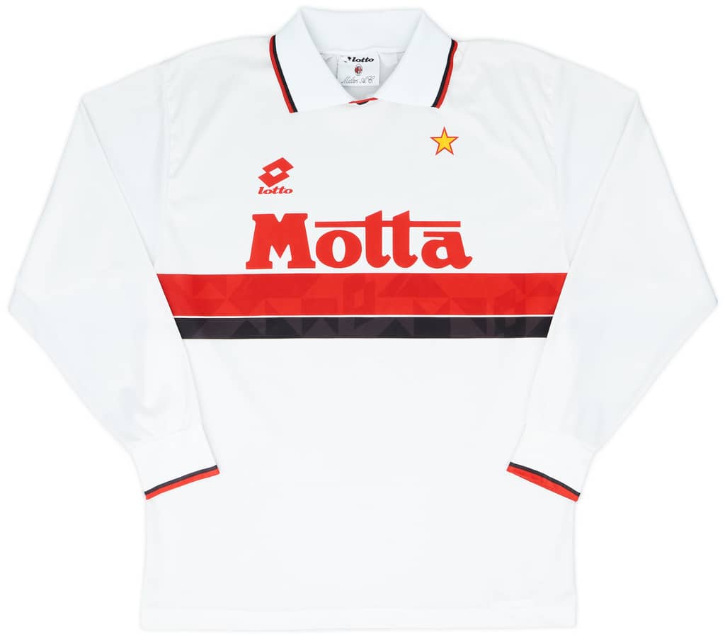 1993-94 AC Milan Away L/S Shirt - 6/10 - (L)
