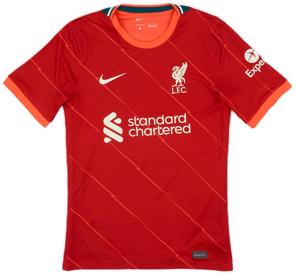 2021-22 Liverpool Home Shirt M.Salah #11 - 8/10 - (S)