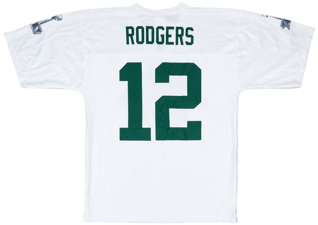 2010 Green Bay Packers NFC Conference Champions Rodgers #12 NFL Jersey - 9/10 - (M)
