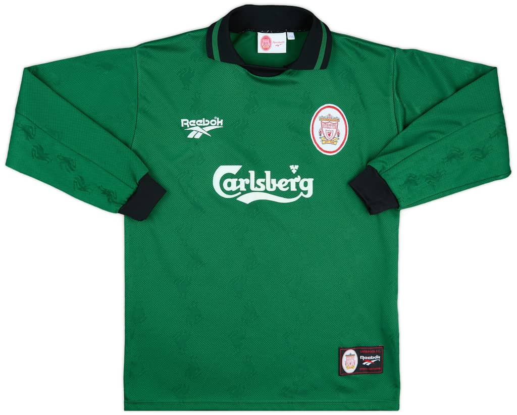 1996-97 Liverpool GK Shirt - 10/10 - (Y)