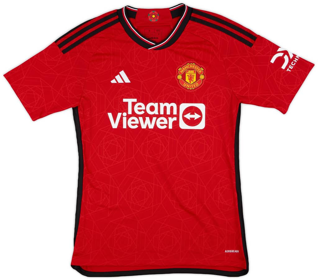 2023-24 Manchester United Home Shirt Garnacho #17 - 10/10 - (S)
