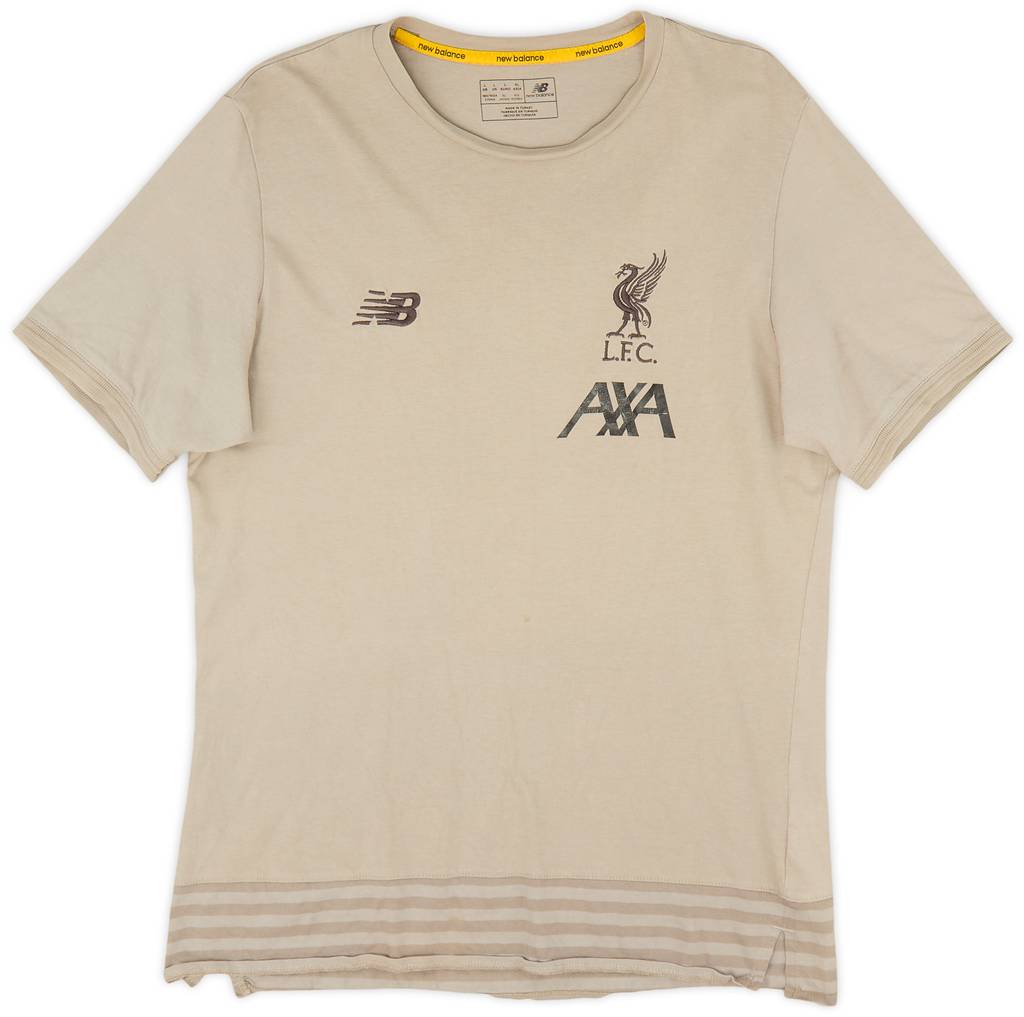 2018-19 Liverpool New Balance Cotton Tee - 7/10 - (L)