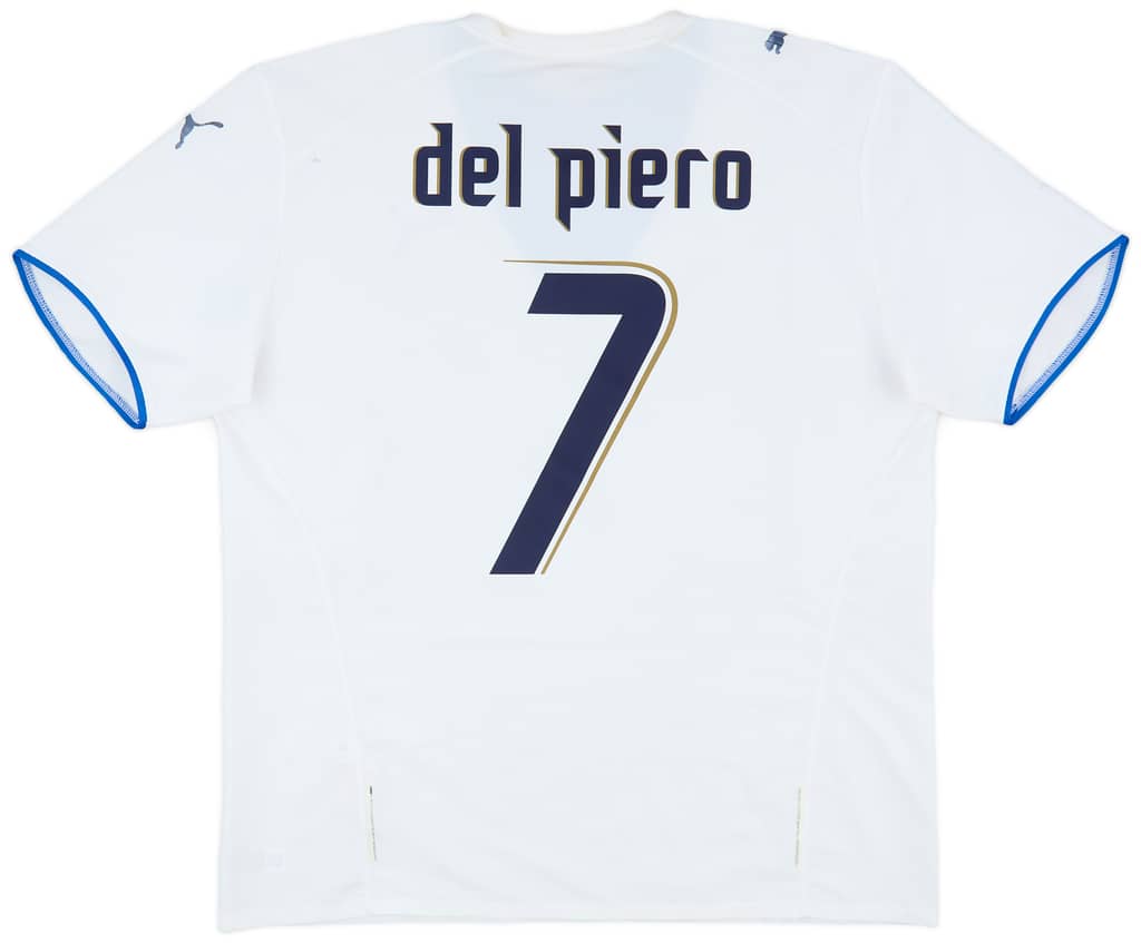 2006 Italy Away Shirt Del Piero #7 - 6/10 - (XL)