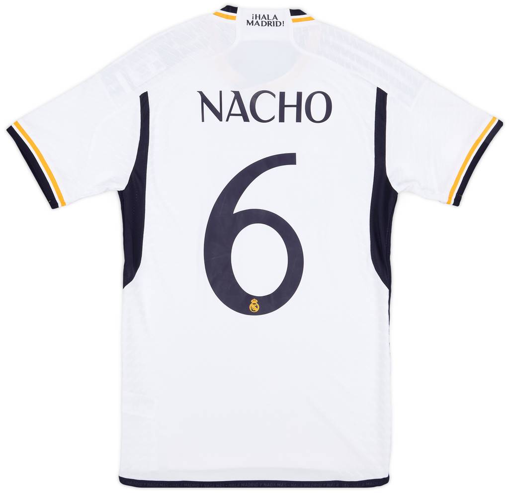 2023-24 Real Madrid Authentic Home CL Shirt Nacho #6 (XL)