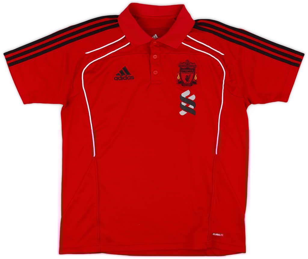 2010-11 Liverpool adidas Polo Shirt - 8/10 - (L/XL)